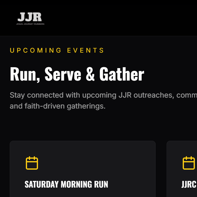 Jesus Journey Runners Website